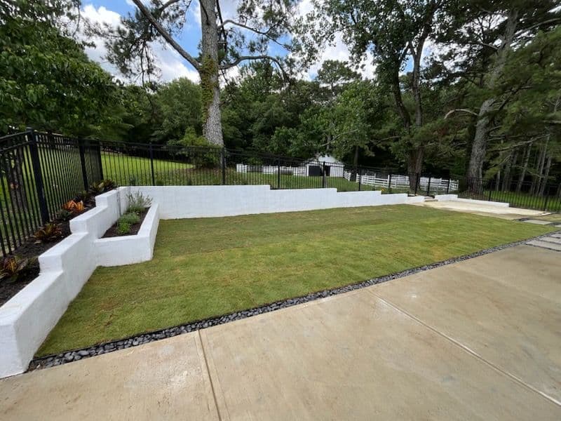 Stunning Backyard Transformation with Custom Concrete